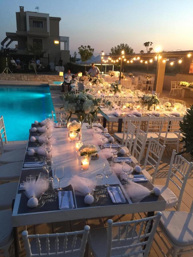 Niovi Boutique Apartments อาฟิโตส ภายนอก รูปภาพ